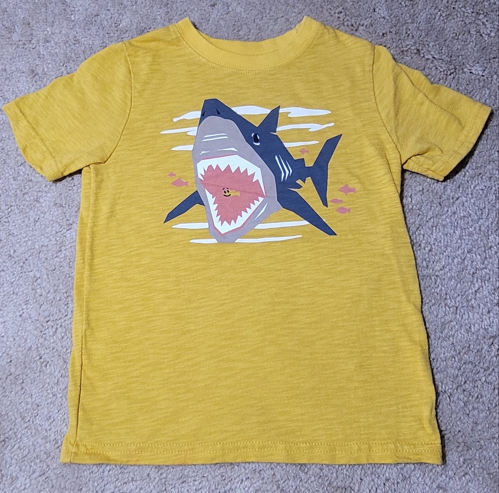Garanimals Yellow Short Sleeve Tee with Geometric Design